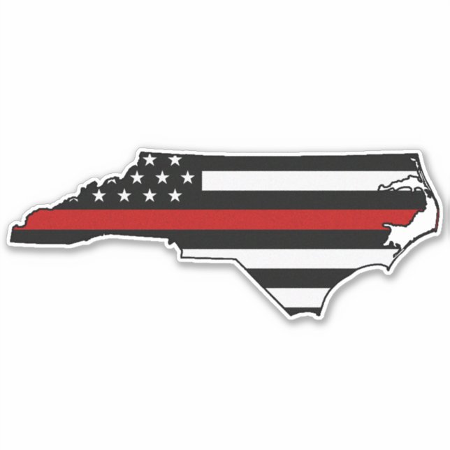 Thin Red Line Flag North Carolina (Front)