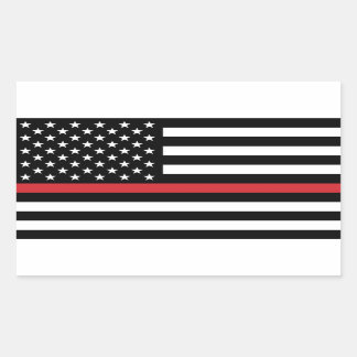 “Thin Red Line Flag” Sticker