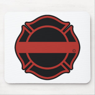 Thin Red Line Maltesse Cross Mouse Mat