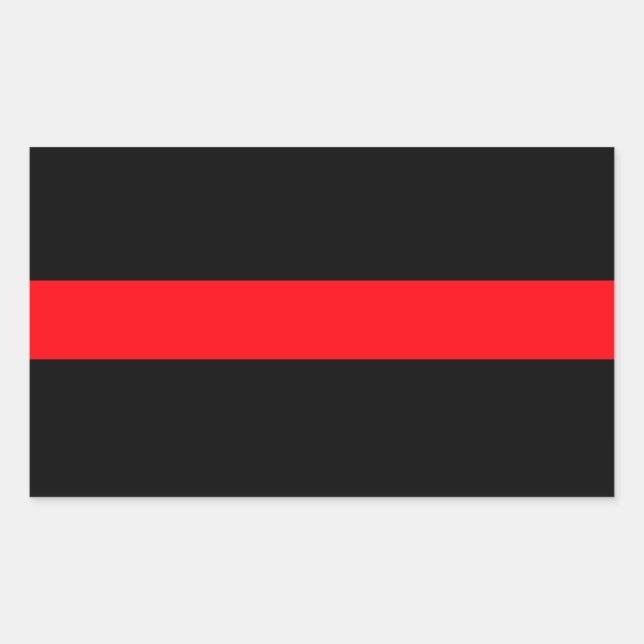Thin Red Line Stickers (Set of 4) - Firefighters (Front)