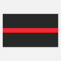 Thin Red Line Stickers (Set of 4) - Firefighters