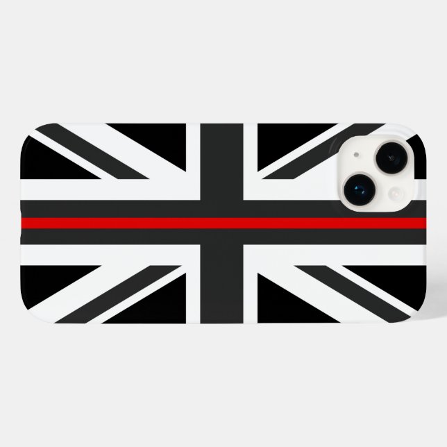 Thin Red Line UK Flag Case-Mate iPhone Case (Back (Horizontal))