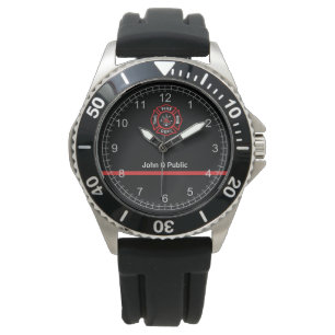 Thin Red Line Watch