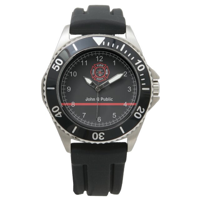 Thin Red Line Watch (Front)