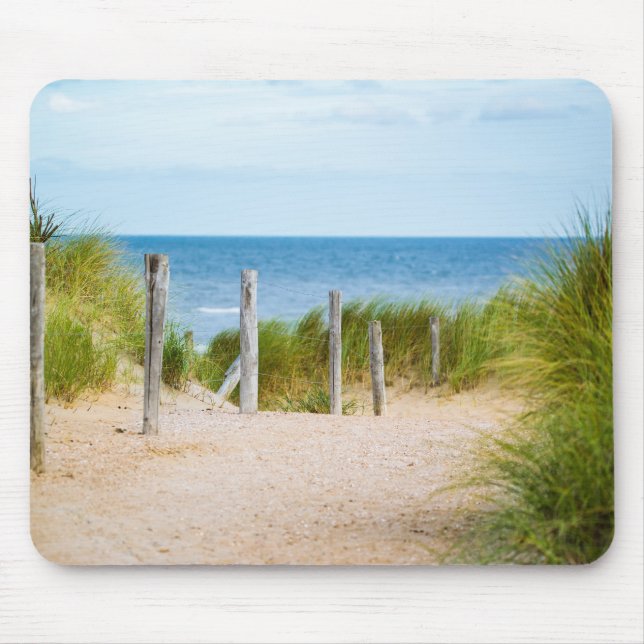 Thin, Sea, Fence Mouse Mat (Front)
