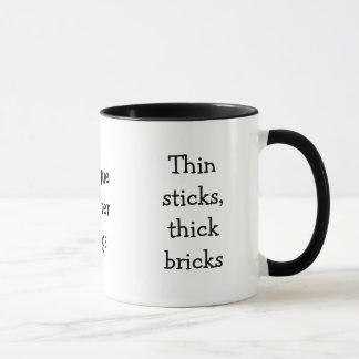 Thin Sticks Tongue Twister Mugs