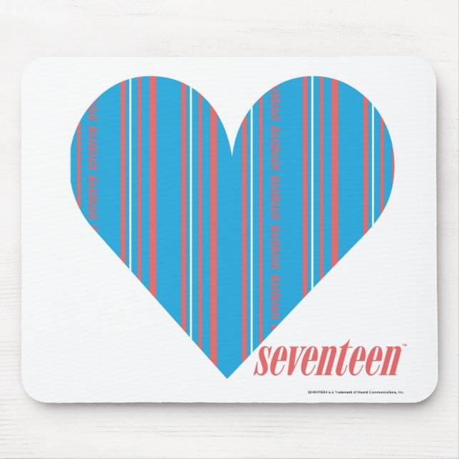 Thin Stripes Aqua 3 Mouse Mat (Front)