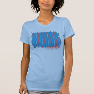 Thin Stripes Aqua 4 T-Shirt