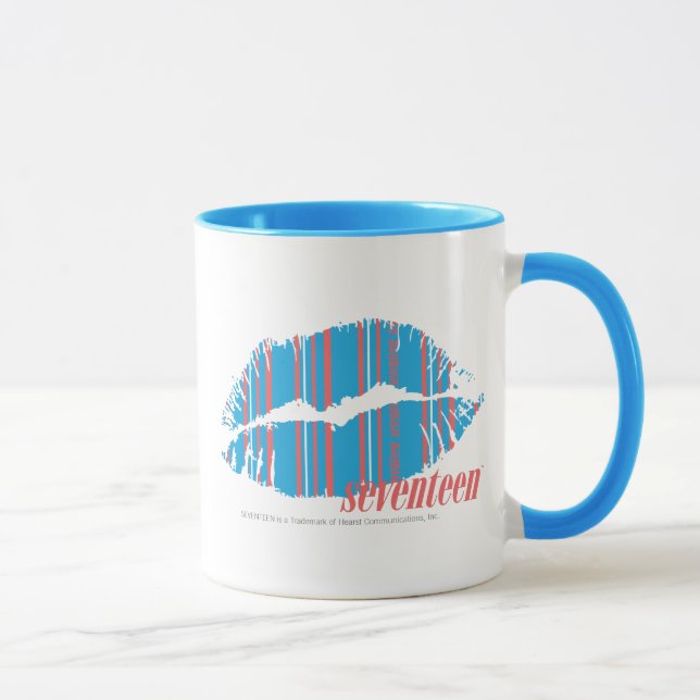 Thin Stripes Aqua Mug (Right)