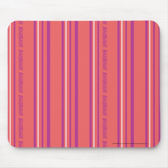 Thin Stripes LtPink Mouse Mat (Front)