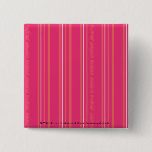 Thin Stripes Magenta 15 Cm Square Badge
