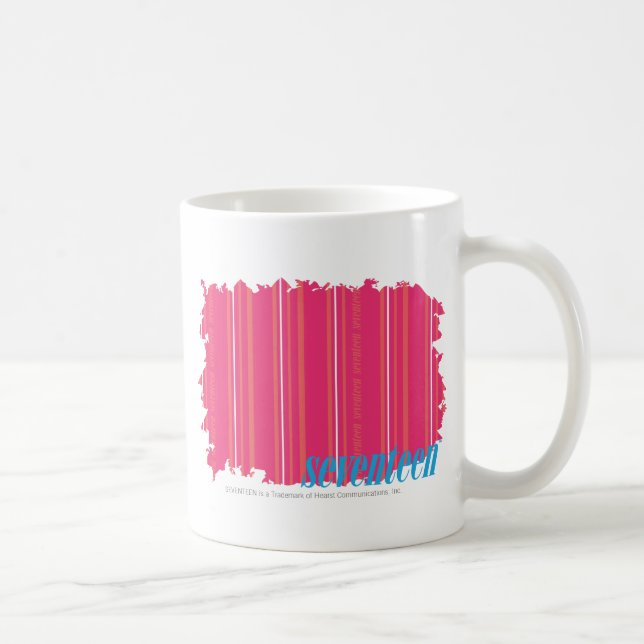 Thin Stripes Magenta 2 Coffee Mug (Right)