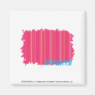 Thin Stripes Magenta 2 Magnet