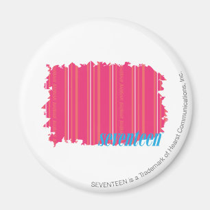Thin Stripes Magenta 2 Magnet