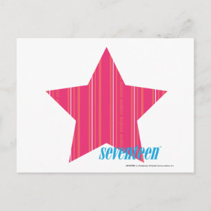 Thin Stripes Magenta 3 Postcard
