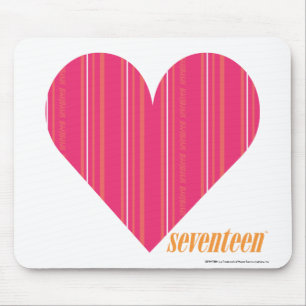 Thin Stripes Magenta 4 Mouse Mat