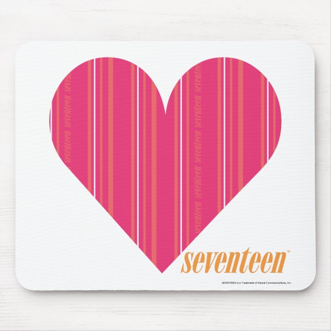 Thin Stripes Magenta 4 Mouse Mat (Front)