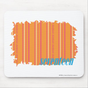 Thin Stripes Orange 2 Mouse Mat