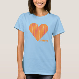 Thin Stripes Orange 3 T-Shirt