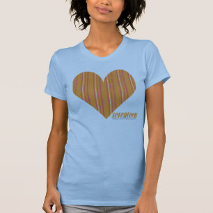 Thin Stripes Orange 3 T-Shirt