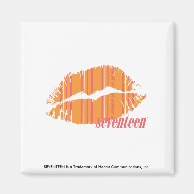 Thin Stripes Orange Magnet (Front)