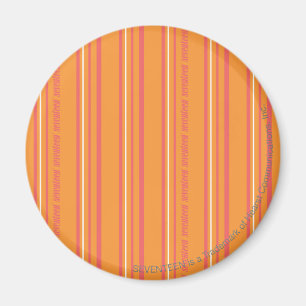 Thin Stripes Orange Magnet