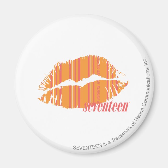 Thin Stripes Orange Magnet (Front)