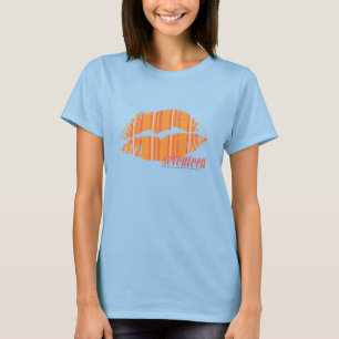 Thin Stripes Orange T-Shirt