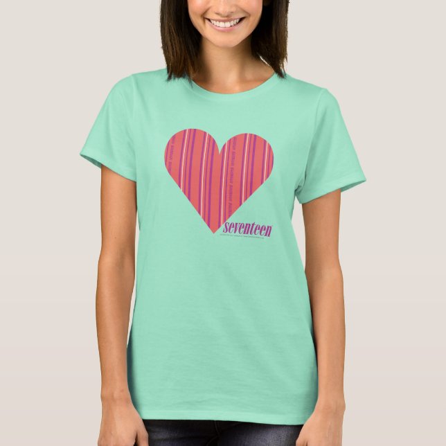 Thin Stripes Pink 3 T-Shirt (Front)