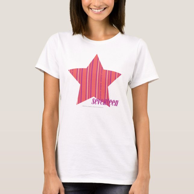 Thin Stripes Pink 4 T-Shirt (Front)