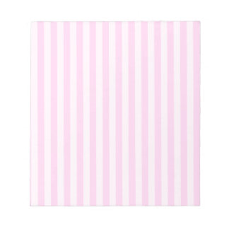 Thin Stripes - Pink and Light Pink Notepad