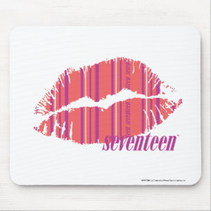 Thin Stripes Pink Mouse Mat