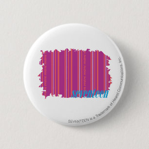 Thin Stripes Purple 2 6 Cm Round Badge