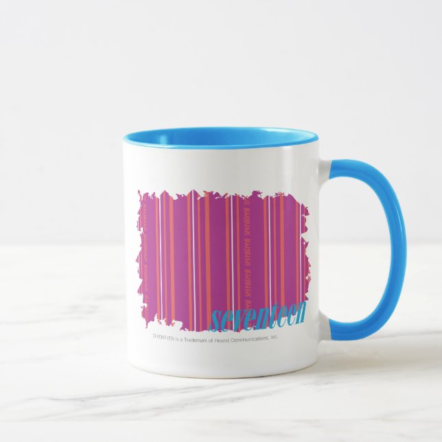Thin Stripes Purple 2 Mug (Right)
