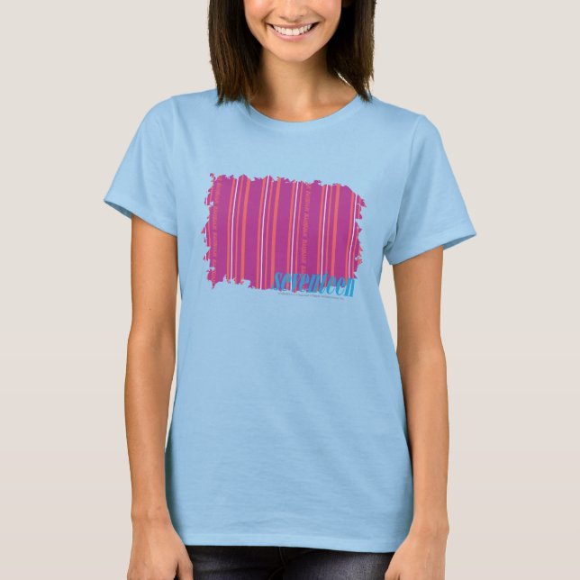 Thin Stripes Purple 2 T-Shirt (Front)