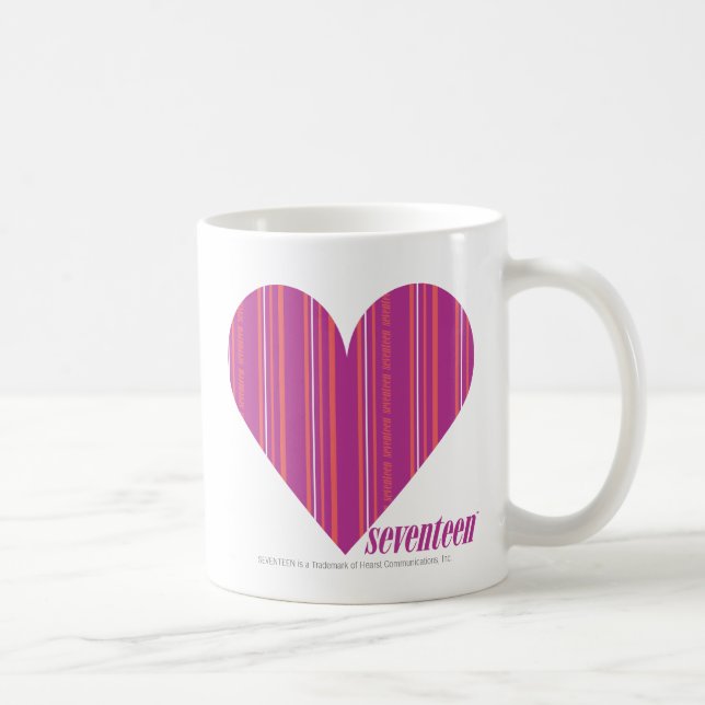 Thin Stripes Purple 4 Coffee Mug (Right)