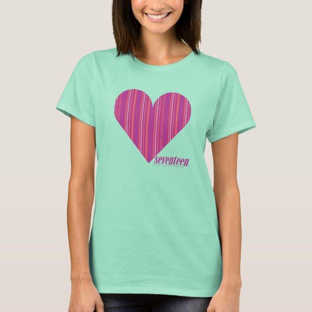 Thin Stripes Purple 4 T-Shirt (Front)