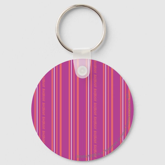 Thin Stripes Purple Key Ring (Front)