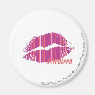 Thin Stripes Purple Magnet