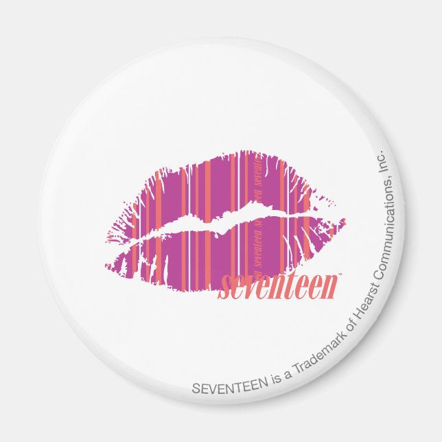 Thin Stripes Purple Magnet (Front)