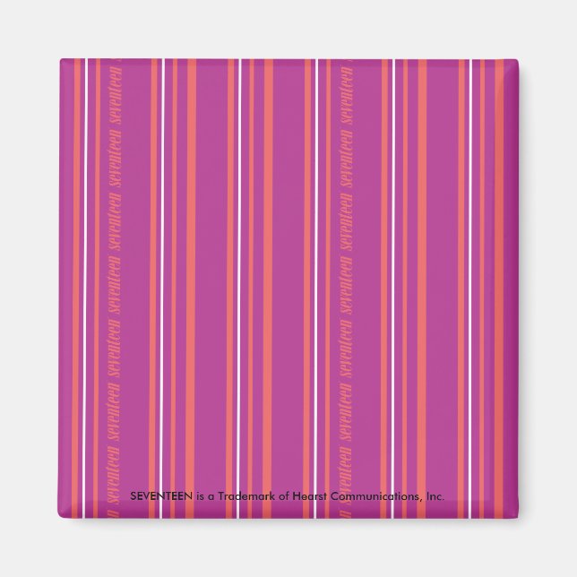 Thin Stripes Purple Magnet (Front)