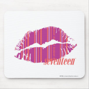 Thin Stripes Purple Mouse Mat