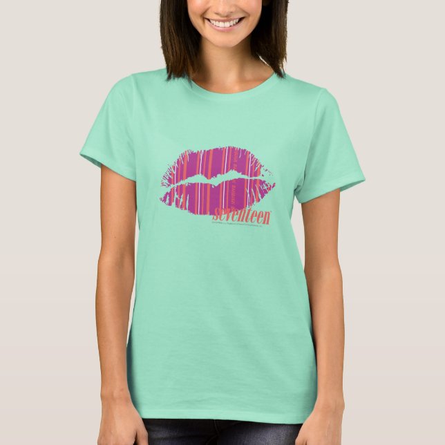 Thin Stripes Purple T-Shirt (Front)