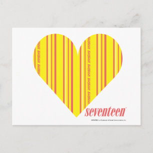 Thin Stripes Yellow 3 Postcard