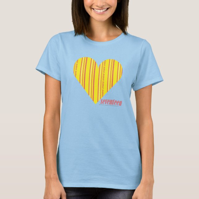 Thin Stripes Yellow 3 T-Shirt (Front)