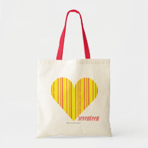 Thin Stripes Yellow 3 Tote Bag