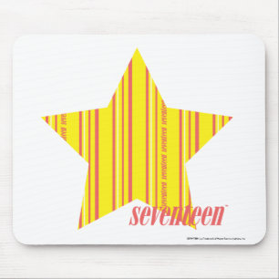 Thin Stripes Yellow 4 Mouse Mat