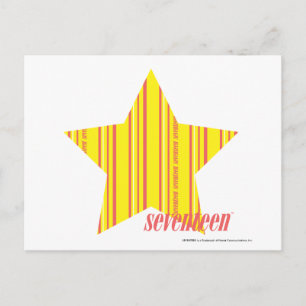 Thin Stripes Yellow 4 Postcard