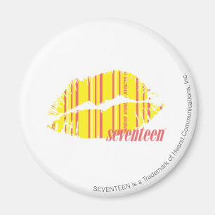 Thin Stripes Yellow Magnet
