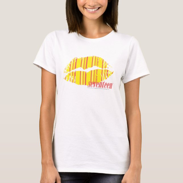 Thin Stripes Yellow T-Shirt (Front)